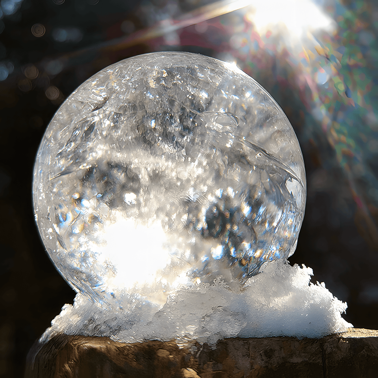 Himalayan Clear Quartz Sphere – Specimen-Grade, Hand-Polished (“Snow Mountain Spirit”) - Himalayan Whisper -