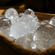 Himalayan Clear Quartz Sphere – Specimen-Grade, Hand-Polished (“Snow Mountain Spirit”) - Himalayan Whisper -