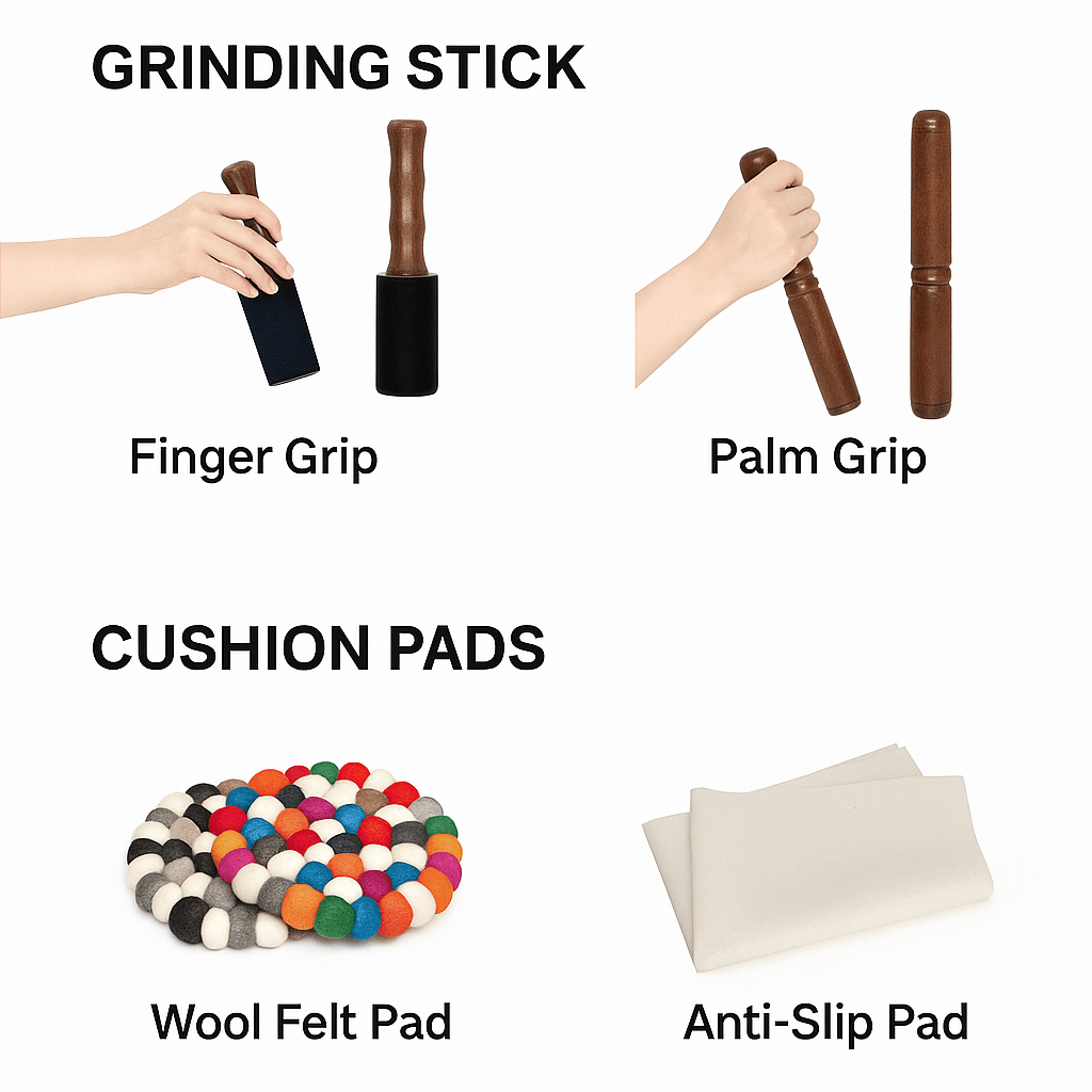 Himalayan High-Copper Full-Moon OM Singing Bowl (31–32 cm / 12.2–12.6 in) - Himalayan Whisper -