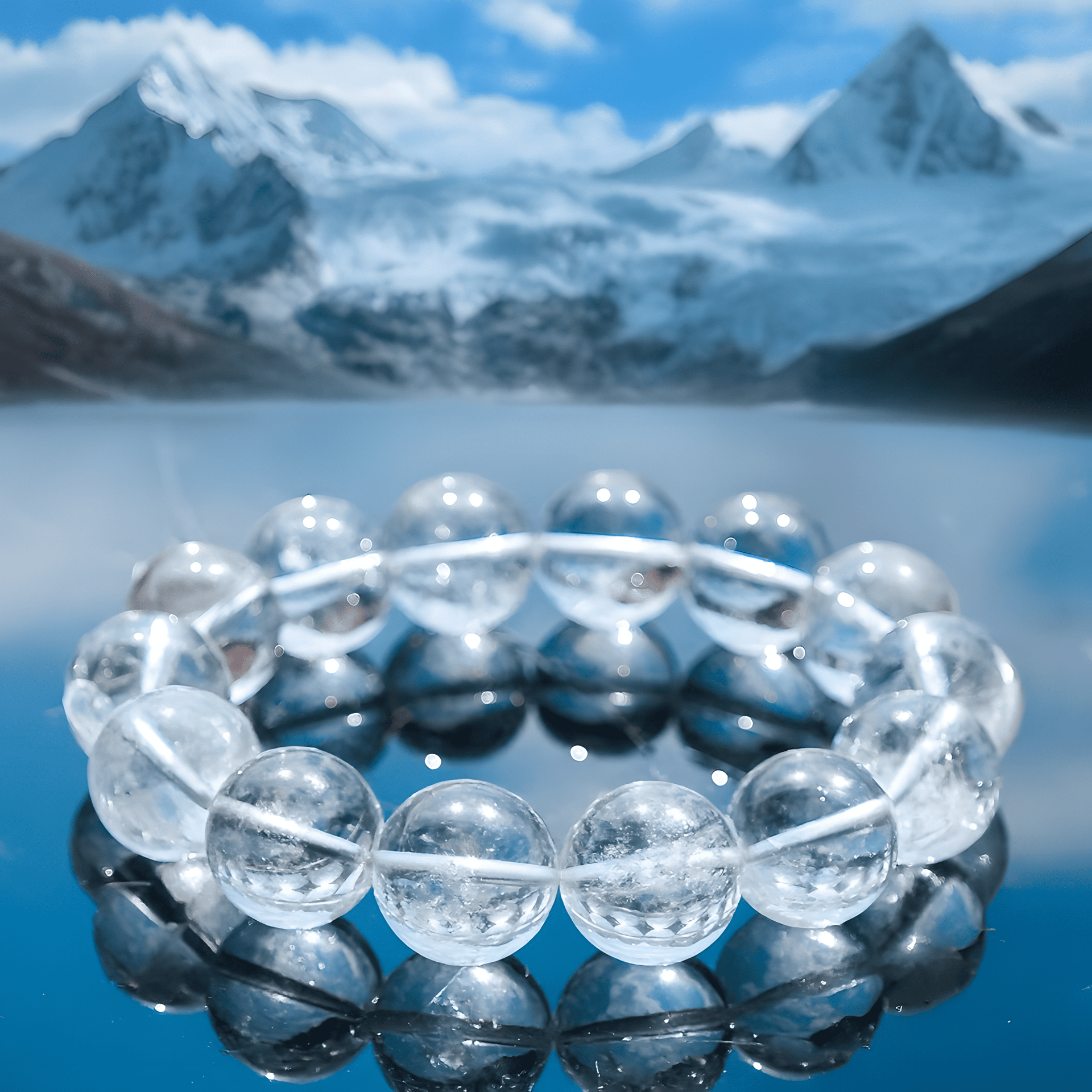 Natural Himalayan Clear Quartz Bracelet — “First Clarity” Edition - Himalayan Whisper - 