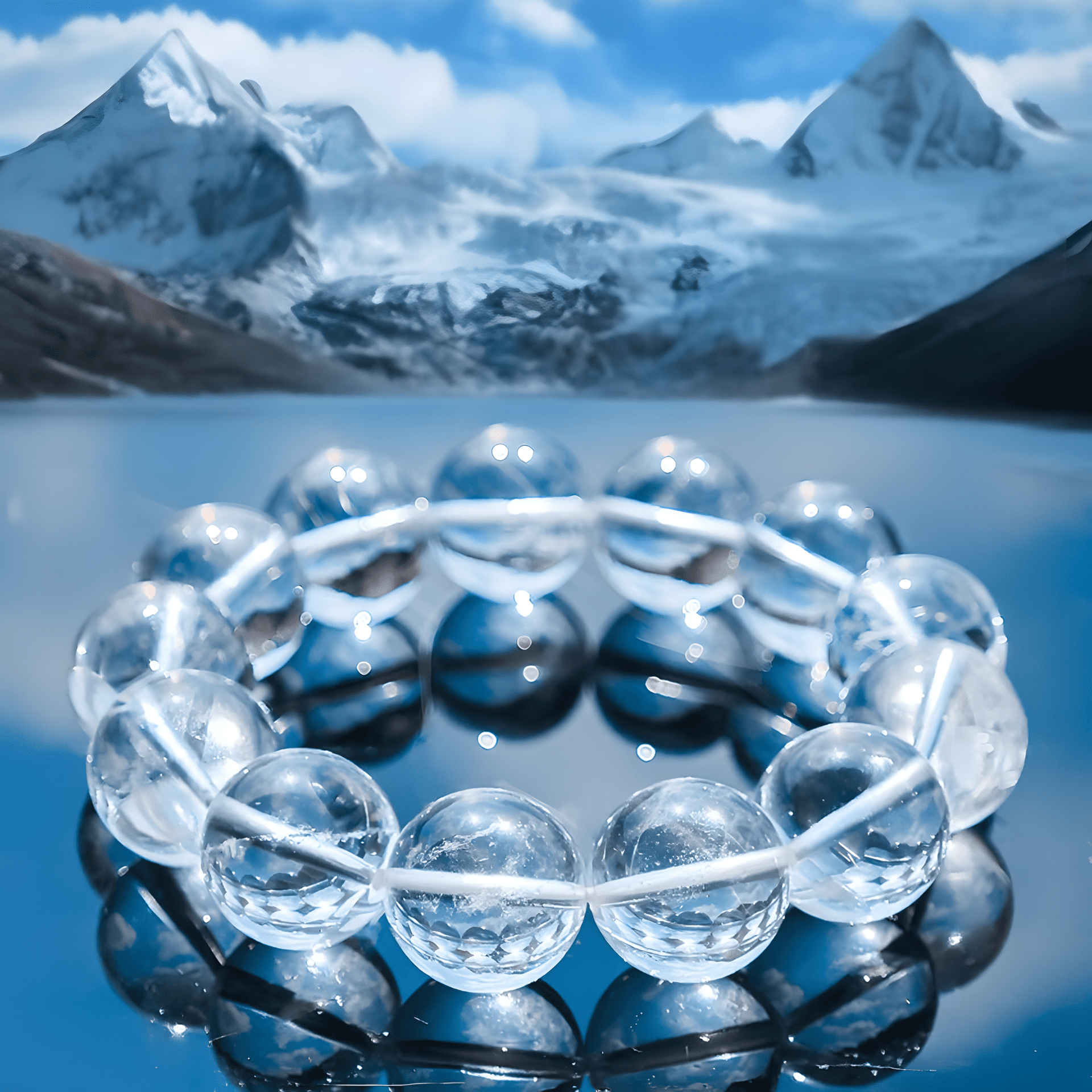 Natural Himalayan Clear Quartz Bracelet — “First Clarity” Edition - Himalayan Whisper - 