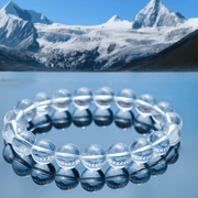 Natural Himalayan Clear Quartz Bracelet — “Primordial Stillness” (Wuji - Inspired) - Himalayan Whisper - 