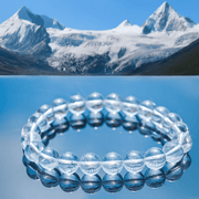 Natural Himalayan Clear Quartz Bracelet — “Primordial Stillness” (Wuji - Inspired) - Himalayan Whisper - 