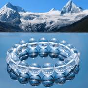 Natural Himalayan Clear Quartz Bracelet — “Primordial Stillness” (Wuji - Inspired) - Himalayan Whisper - 