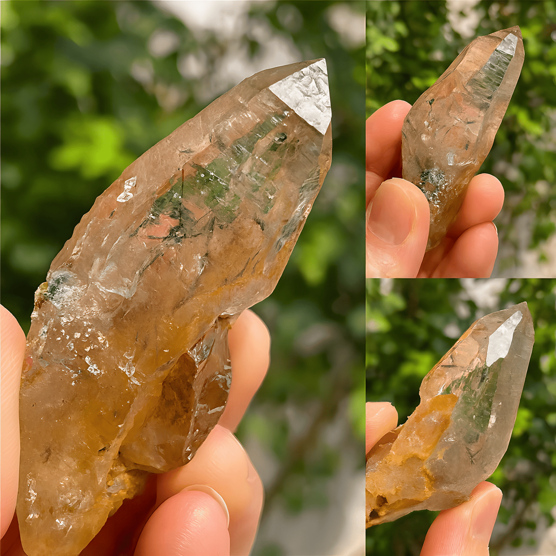 Specimen - Grade Himalayan Clear Quartz Rough (Golden Raw Crystal) - Himalayan Whisper - 