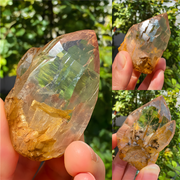 Specimen - Grade Himalayan Clear Quartz Rough (Golden Raw Crystal) - Himalayan Whisper - 