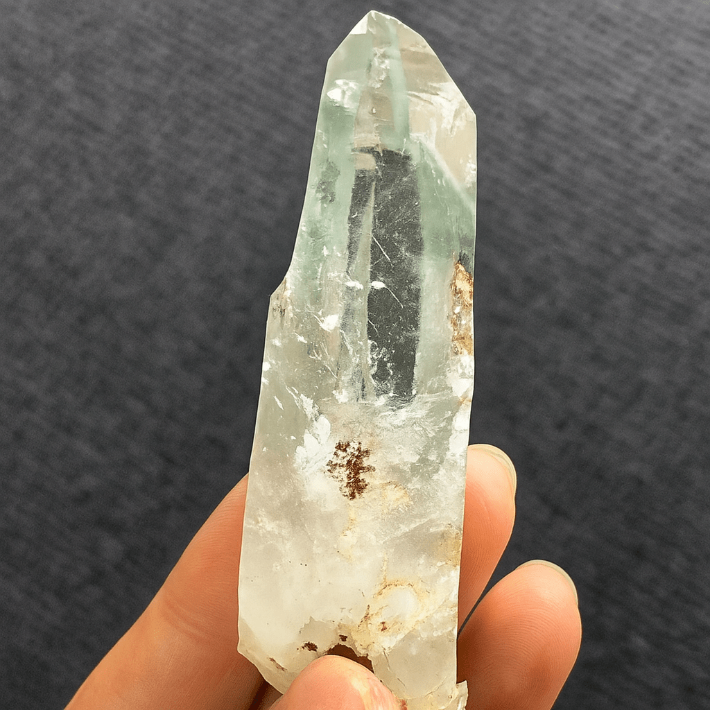 Specimen - Grade Himalayan Green Quartz Rough (Green Raw Crystal) - Himalayan Whisper - 