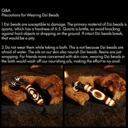 Wealth Magnet Dzi Pendant – Money Flow Intention (58mm / 2.28") – Design 2 - Himalayan Whisper - 