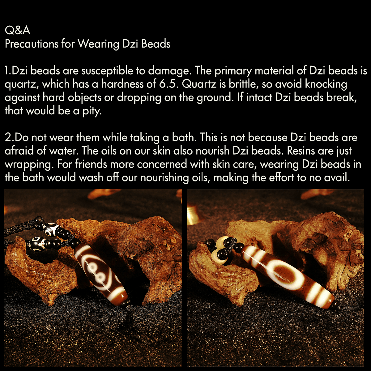 Wealth Magnet Dzi Pendant – Money Flow Intention (58mm / 2.28") – Design 2 - Himalayan Whisper - 